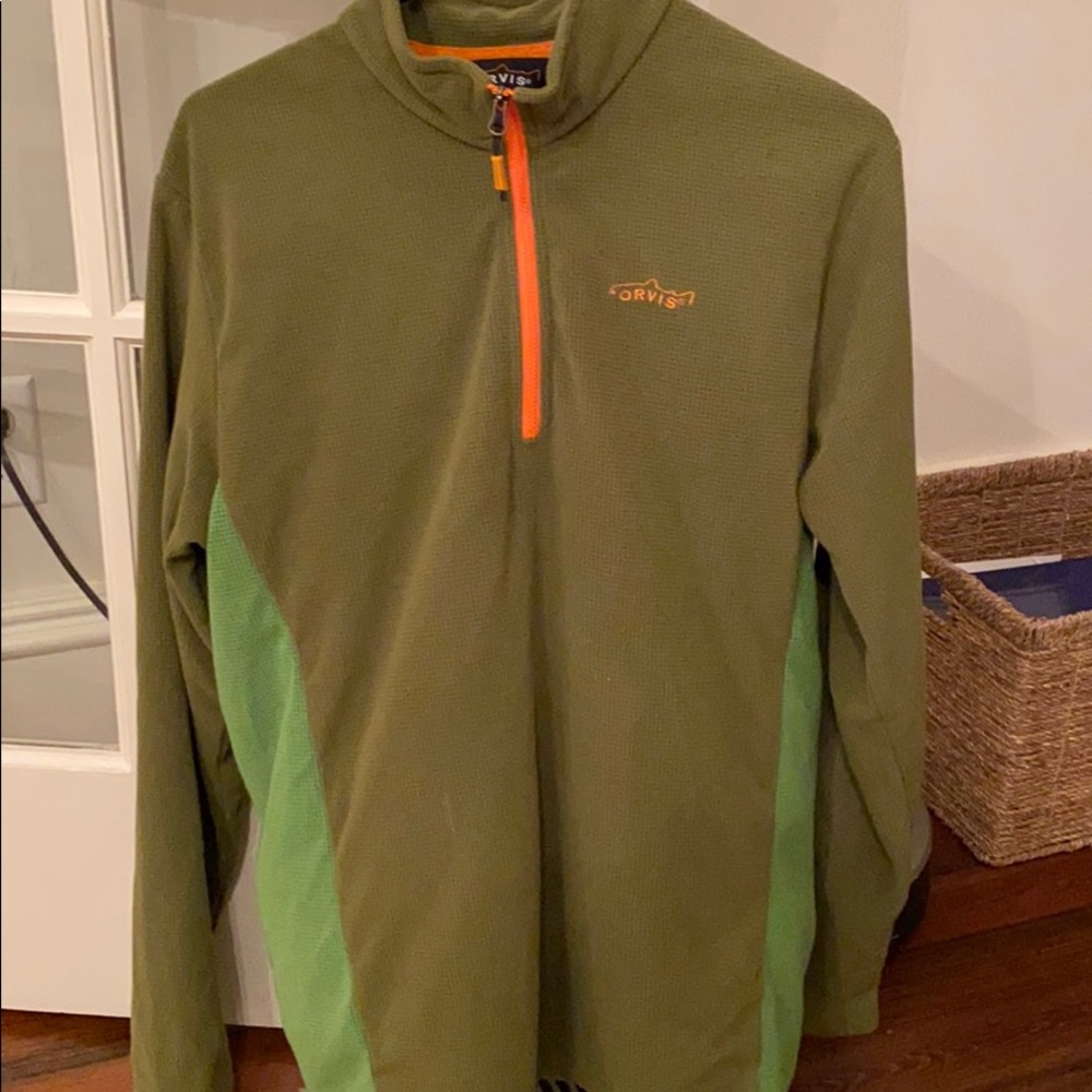 Qrvis Trout Bum mid layer quarter zip